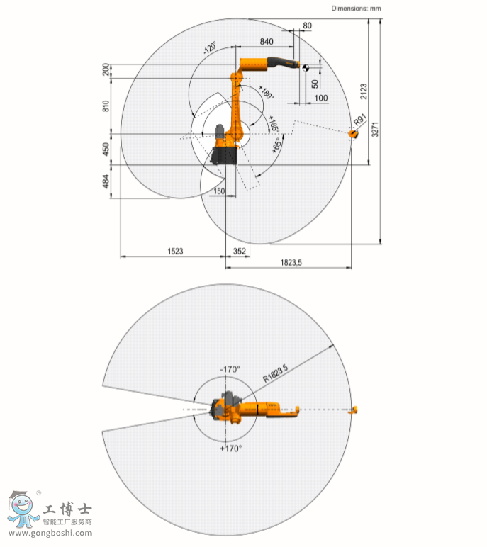 KUKA쿨CKR 6 R1820 arc HW