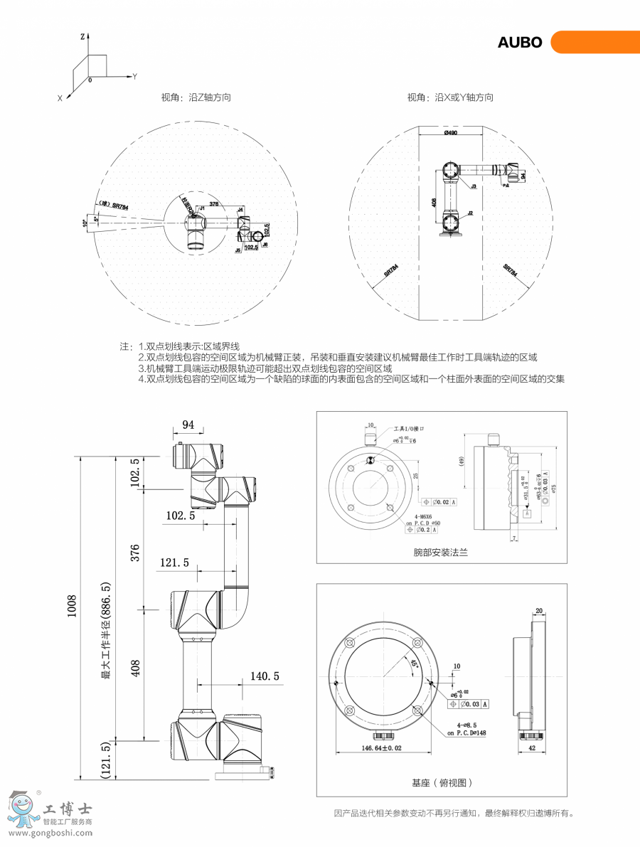 AUBO i5 f(xi)C2(g(sh)(sh))